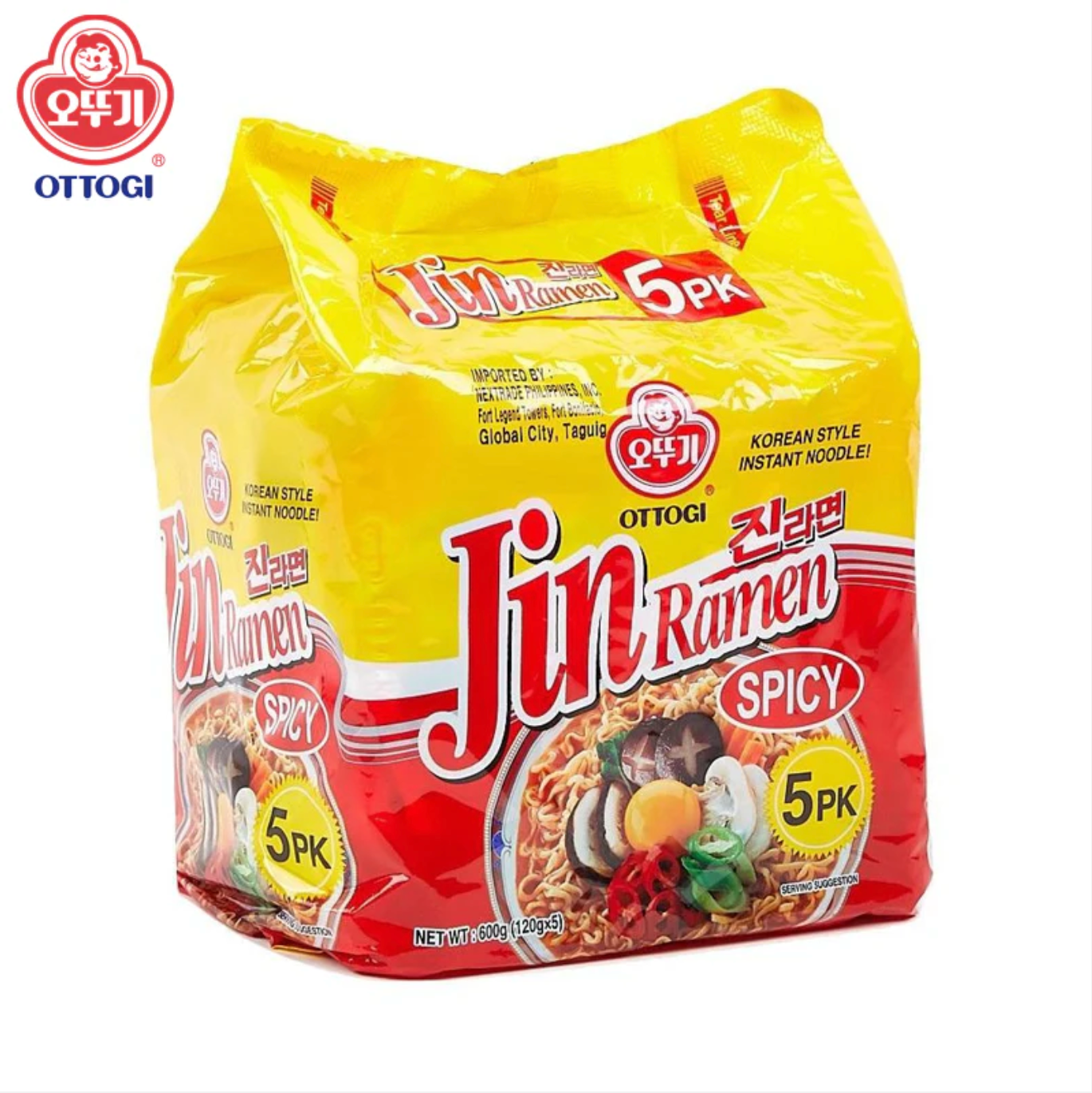 JIN Ramen - Spicy (OTTOGI) | 오뚜기 진라면 매운맛
