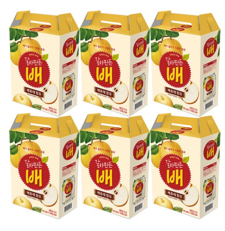 Korean Pear Juice (HAETAE) / 해태 갈아만든 배 238ml