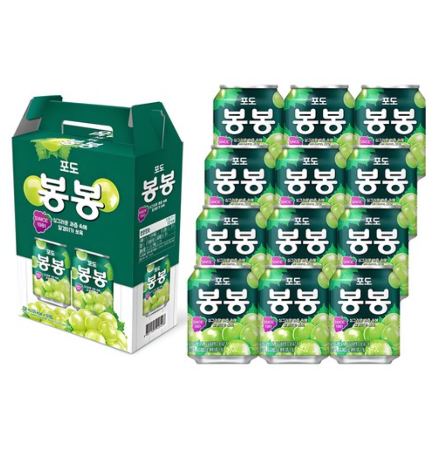 Bong Bong Juice (HAETAE) / 해태 포도봉봉 238ml