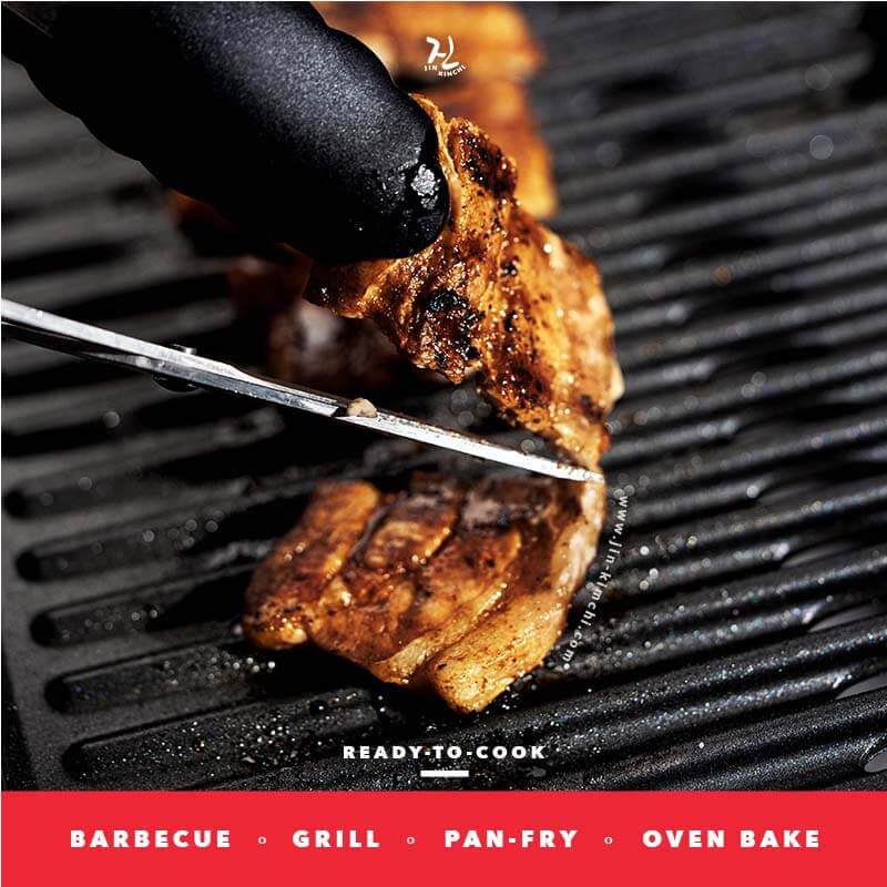JIN Galbi Marinated | Skin-Off | 1cm Pork Belly 삼겹살 - 200g
