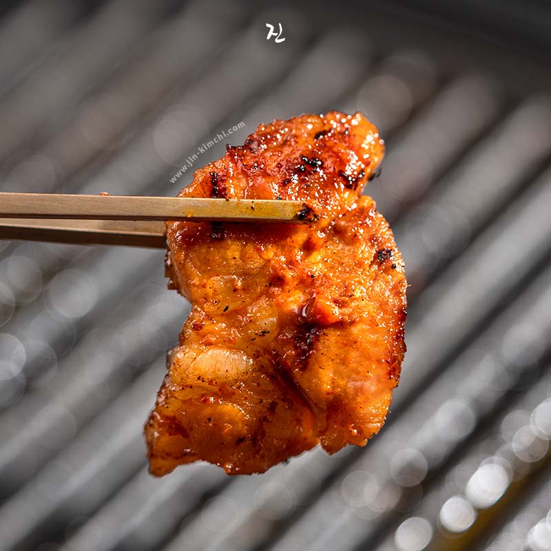 JIN Gochujang Marinated | 1cm Pork Collar 목살 - 200g
