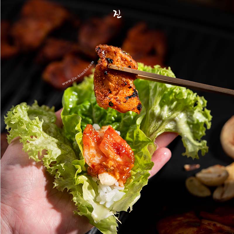 JIN Gochujang Marinated | 1cm Pork Collar 목살 - 200g