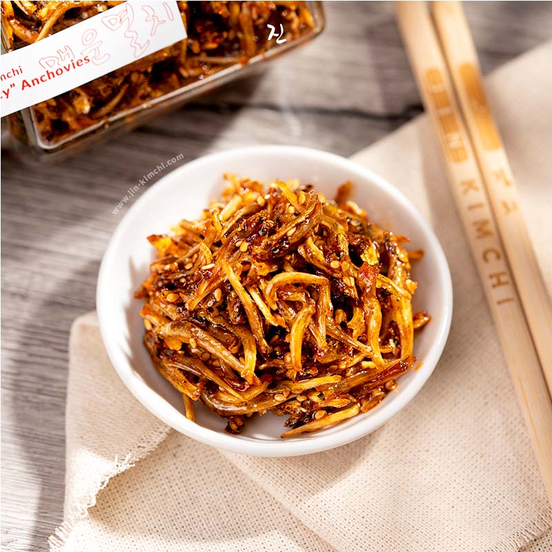 JIN "Spicy Stir-Fried" Anchovies - 180g