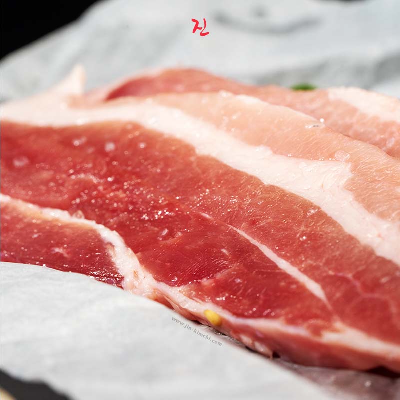 K-BBQ | Skin-Off | 1-cm Pork Belly 삼겹살 - 200g