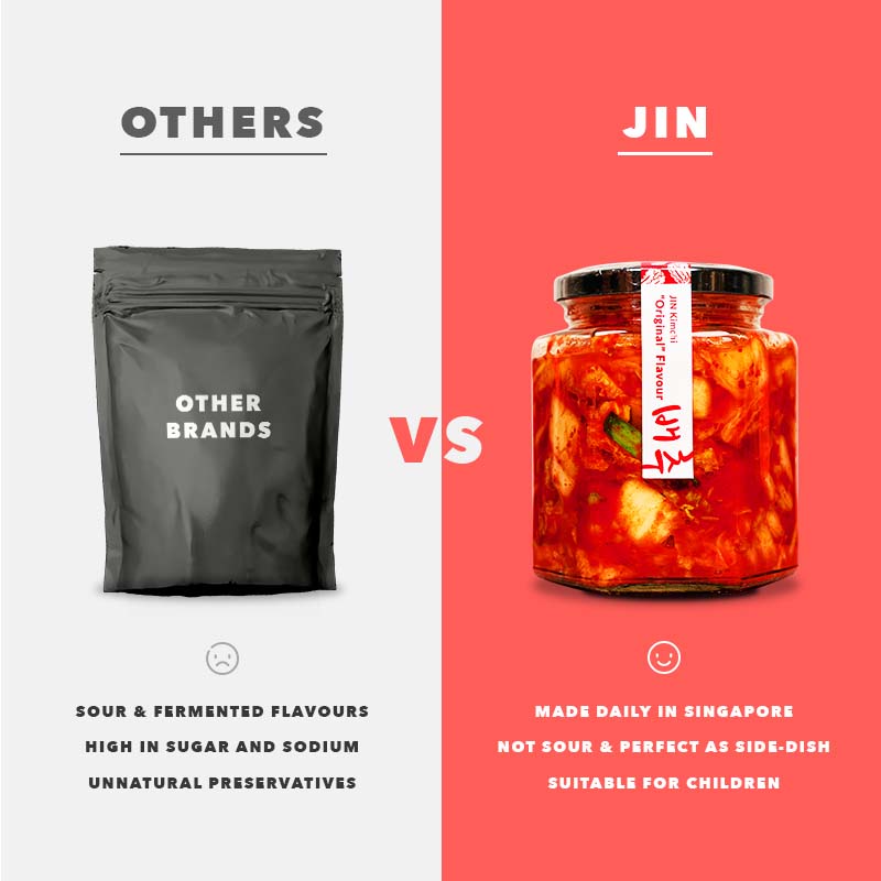 JIN "Original Flavour" Kimchi - 400g