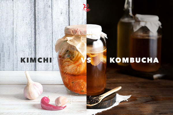 Kimchi vs Kombucha