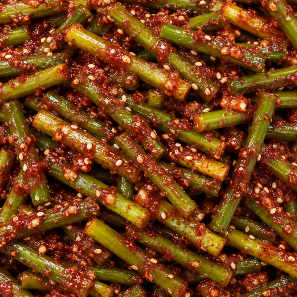 [HALAL] JIN Seasoned Garlic Sprouts 마늘쫑 무침 - 200g