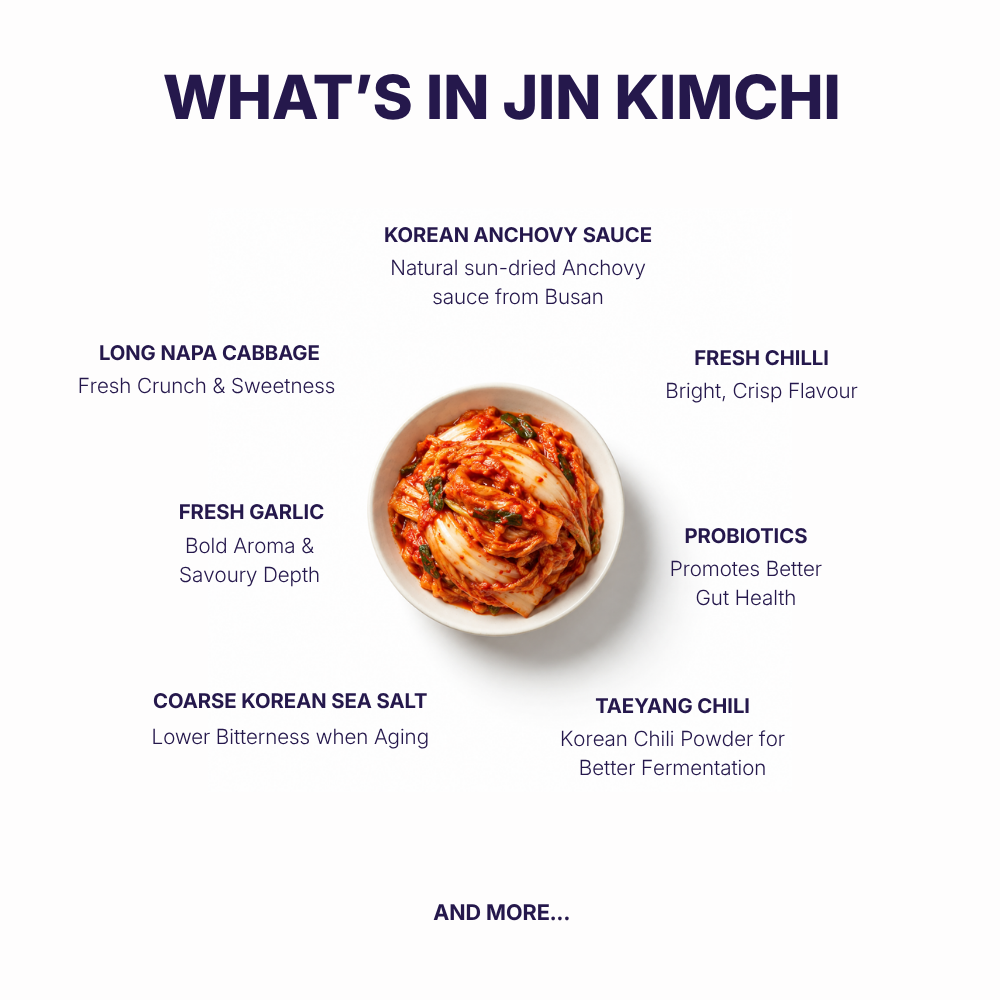 JIN "Original Flavour" Kimchi - 400g