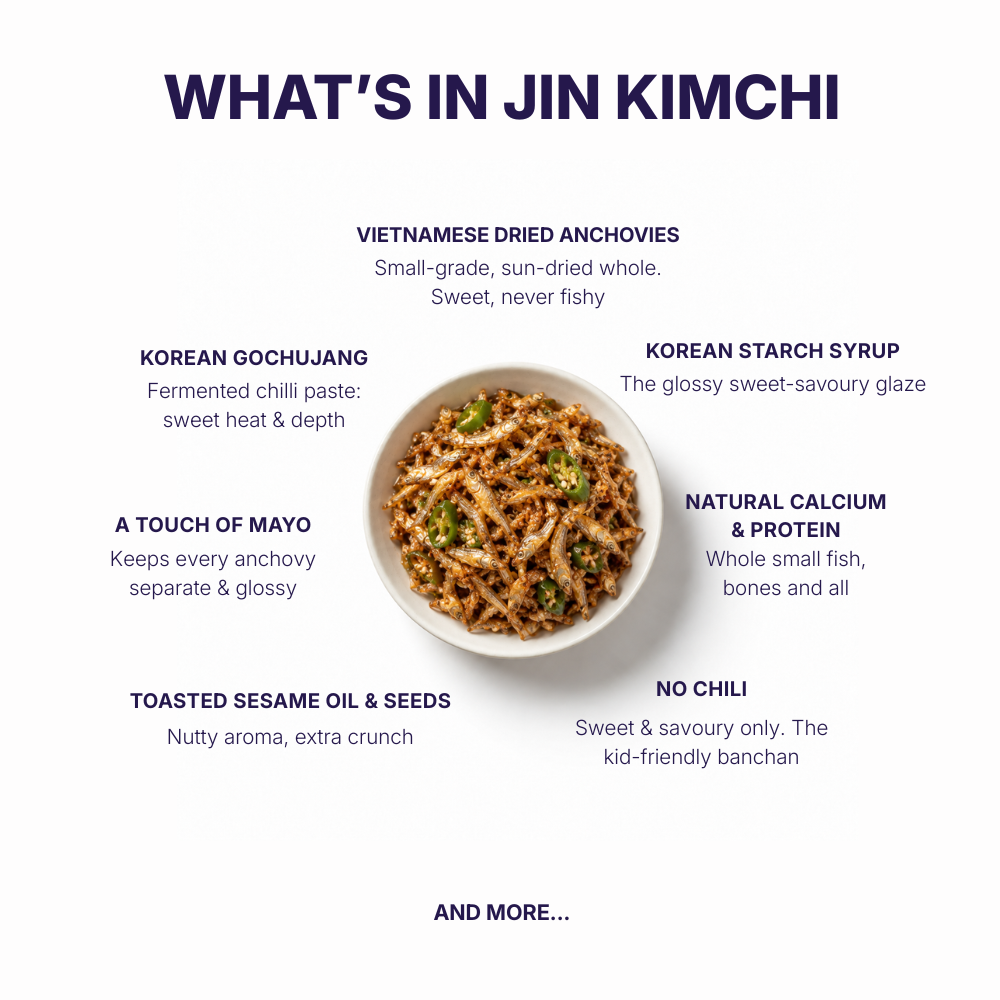JIN "Stir-Fried" Anchovies - 180g