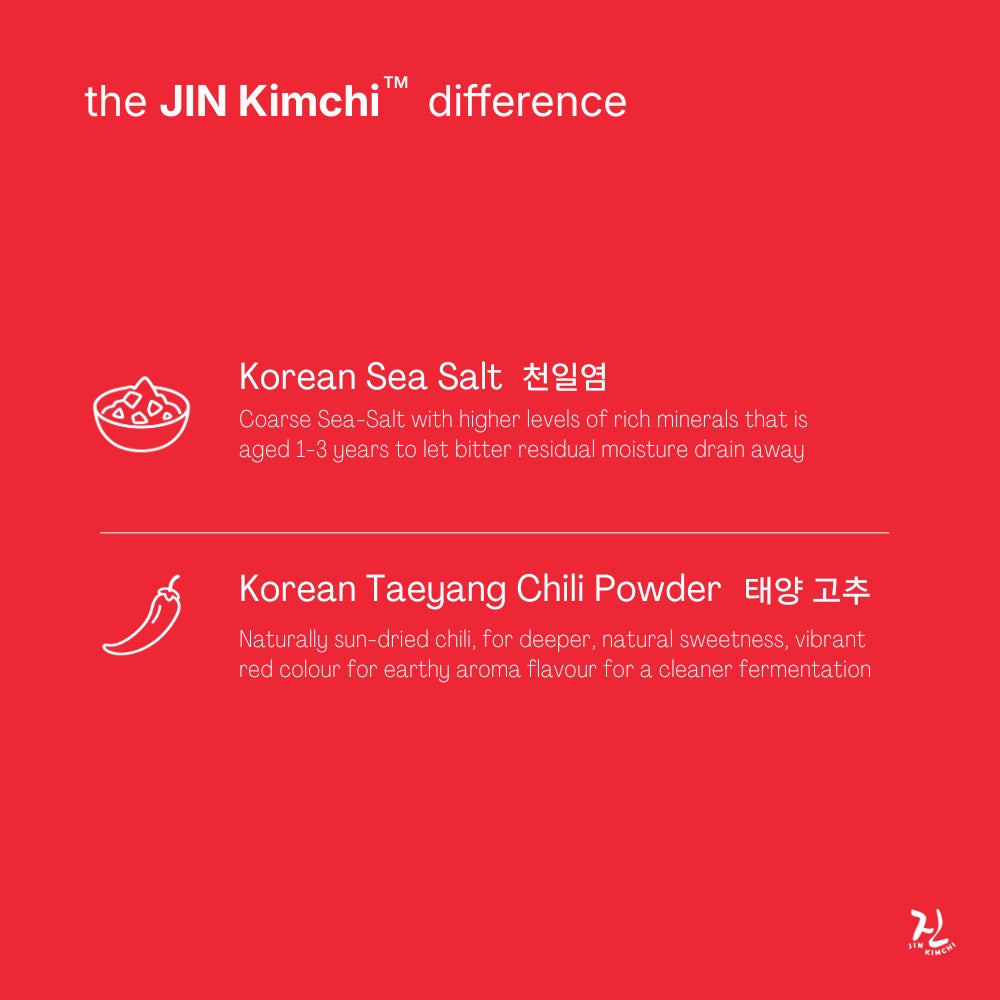 JIN "Original Flavour" Kimchi - 400g