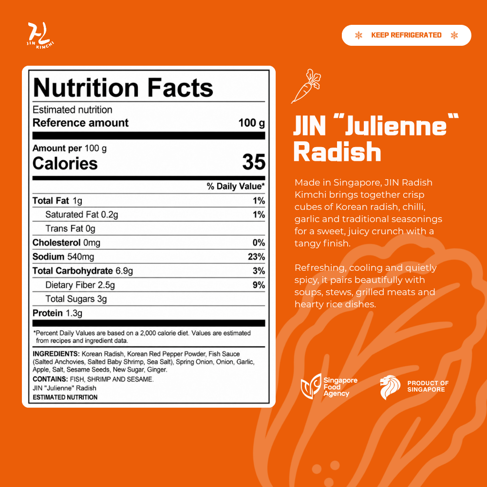 JIN "Julienne" Radish Salad