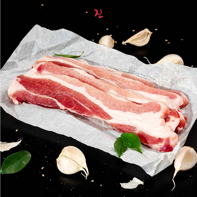 K-BBQ | Skin-Off | 1-cm Pork Belly 삼겹살 - 200g